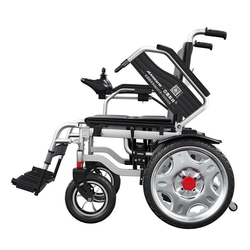 Portable DLY-810 Foldable Electric Wheelchair With Shock Absorber